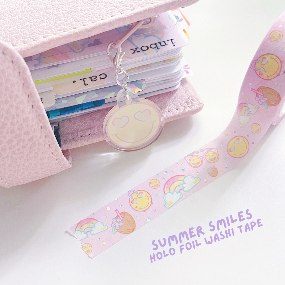Summer Smiles Washi Tape | 15mm
