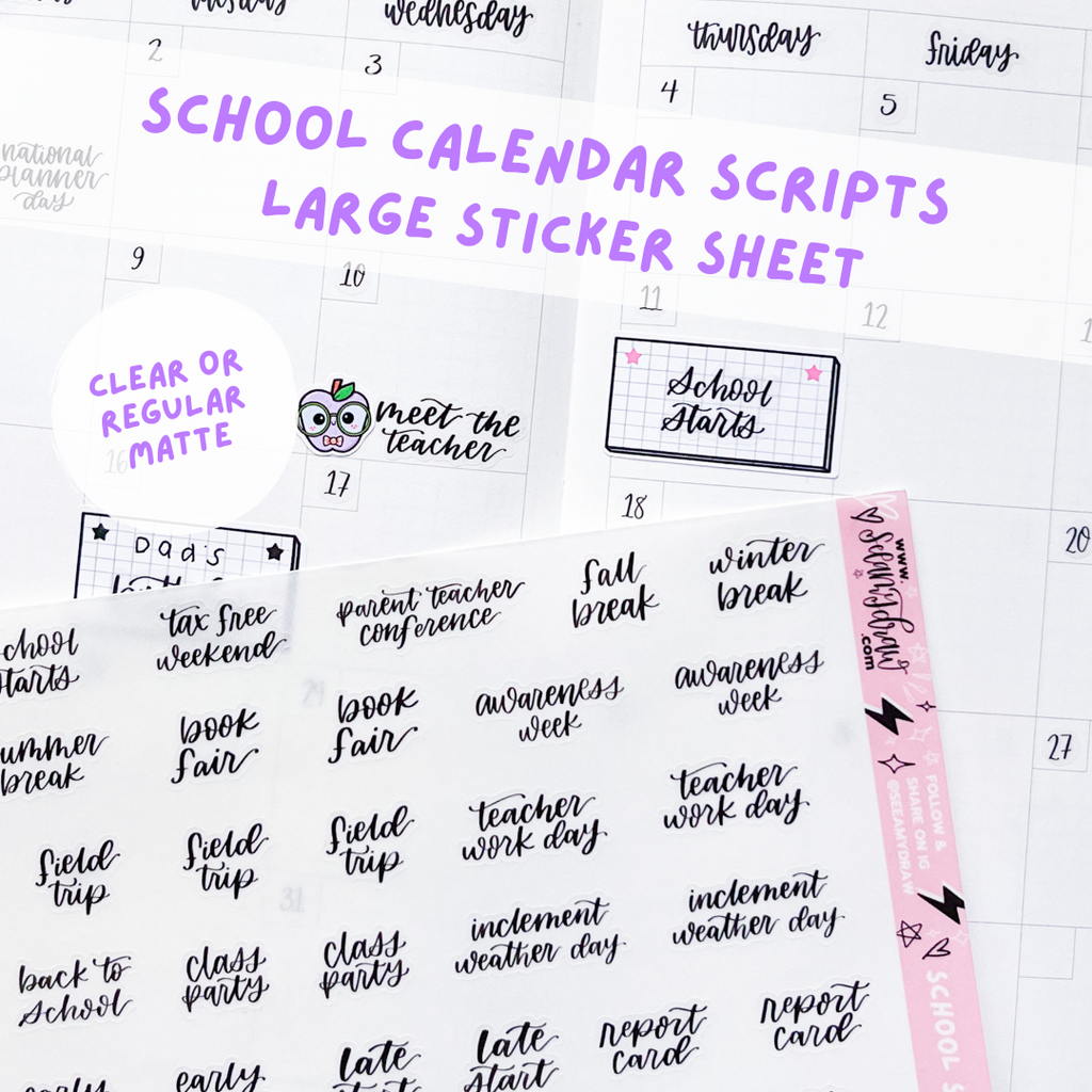 Bullet journal stickers: New releases